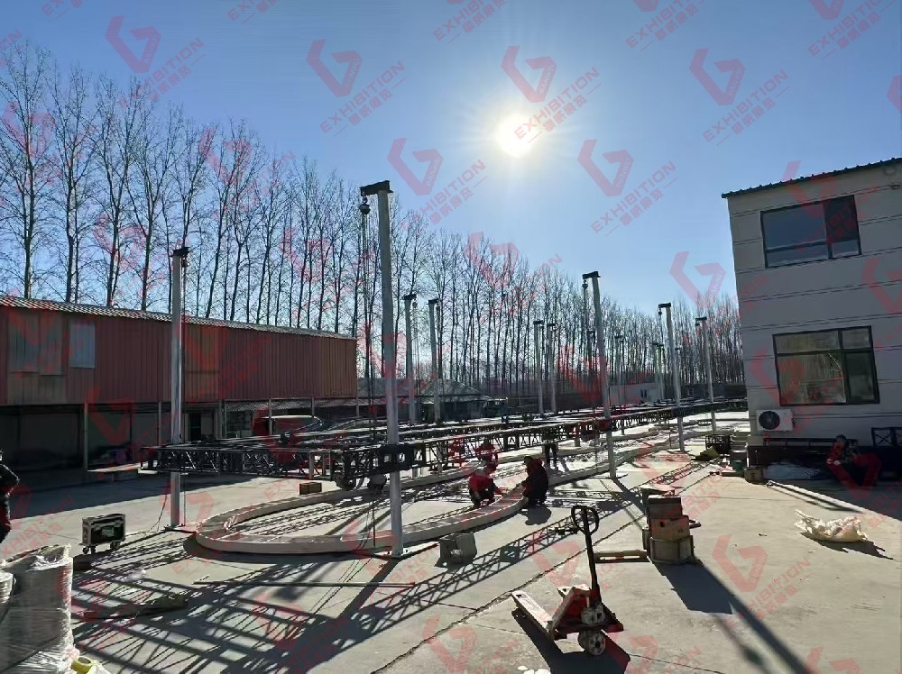 2025新年首展-北京图书订货会今日工厂预搭建进行中….